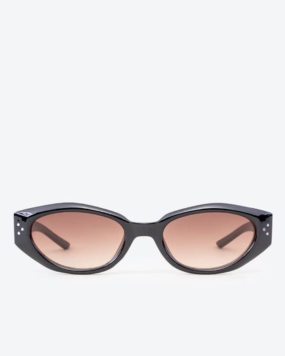 VEGA - Brown Gradient Lenses, Black Frame