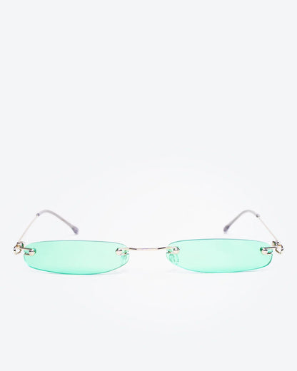 AERIS - Turquoise Lenses, Chrome Frame